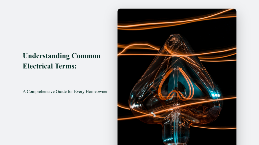 Illuminated filament of a light bulb against a dark background: a comprehensive guide for homeowners about clarity in learning electrical terms.