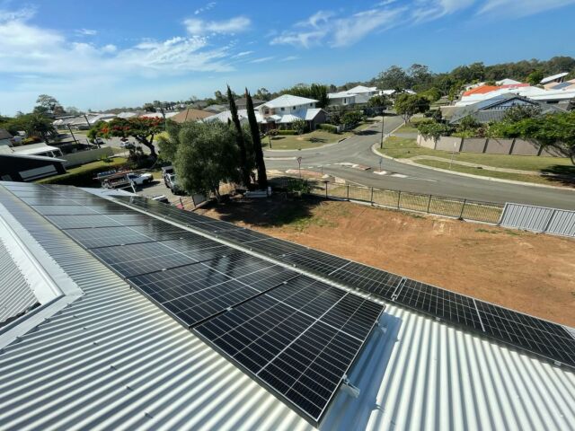13.2kw solar installation for one of our great customers in Wellington point.