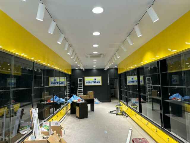 Completion of a new phone shop for Phone and I.T Solutions up in Bundaberg.